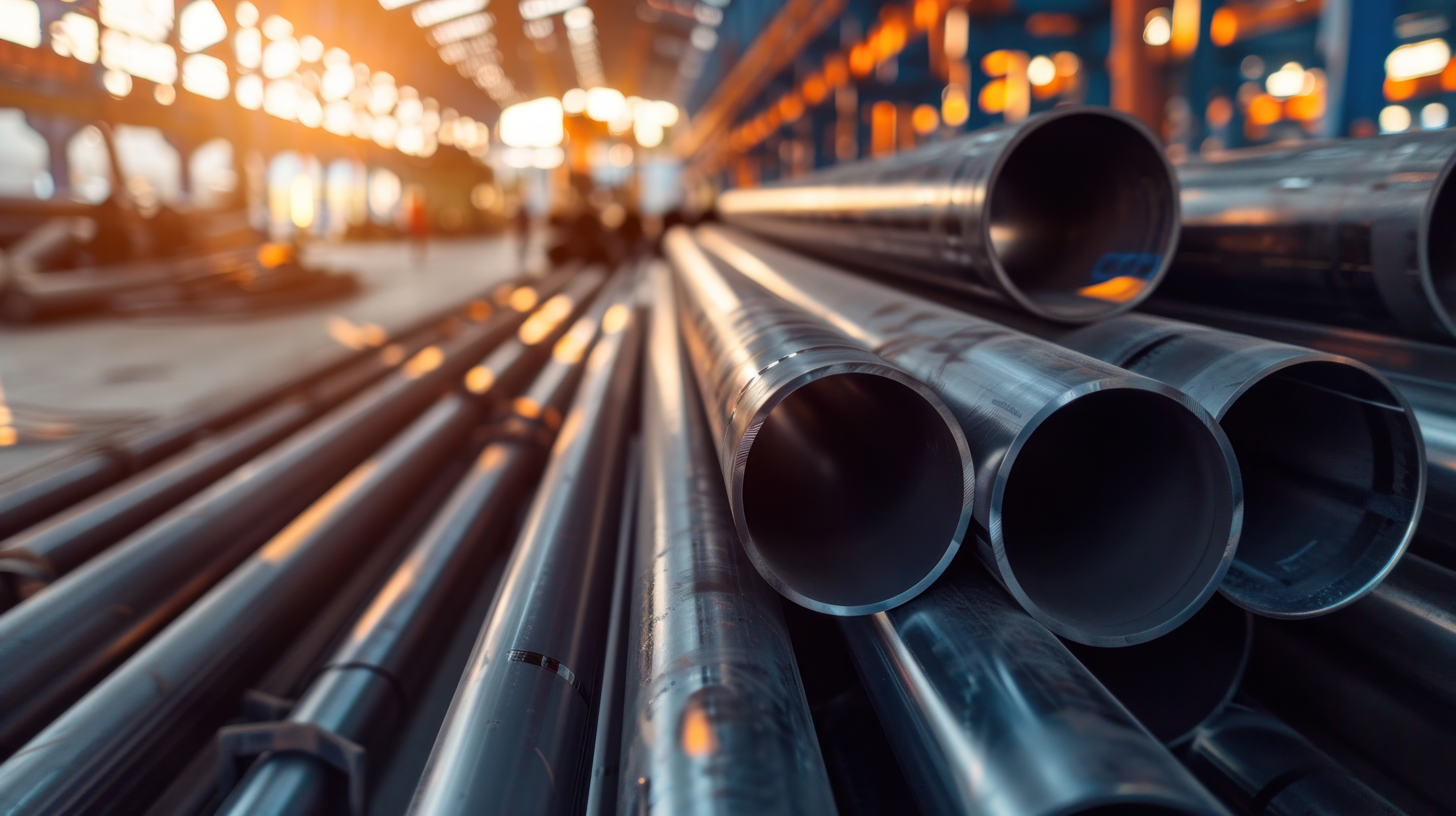 Steel pipes for industrial materials Engineering products, construction, factory equipment, steel pipes, metal